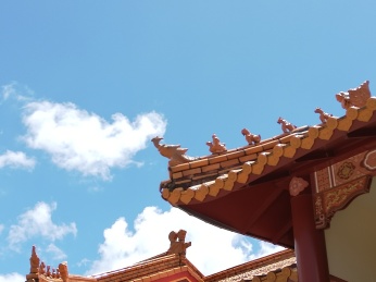 澳大利亚布里斯班佛光山中天寺屋檐