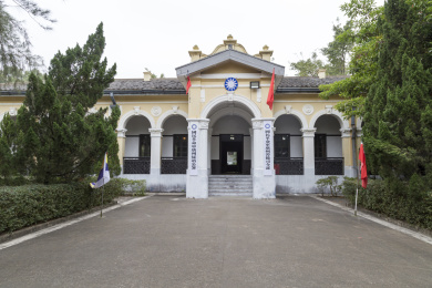 广东中山影视城的总统府外景