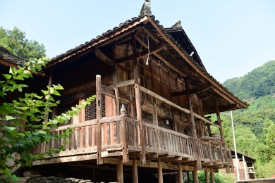 湖北恩施土家族苗族自治州土家吊脚楼