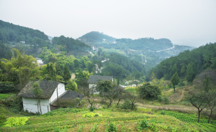 四川省大竹县巴蜀山川风光