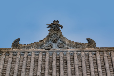 河南省濮阳市戚城遗址玄宫园林古建筑 