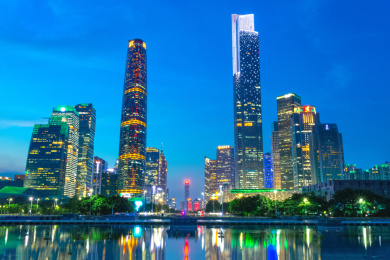 珠江新城双子塔