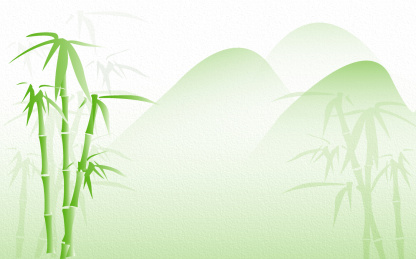 淡雅中国风竹子背景