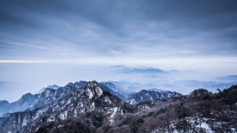 中国河南尧山风光