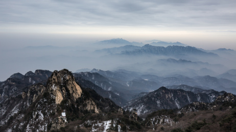 中国河南尧山风光
