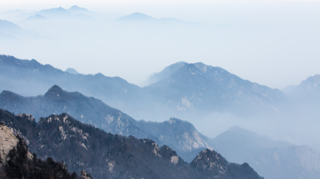 中国河南尧山风光