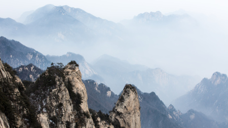 中国河南尧山风光