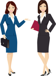 年轻的女性职员企业家商人