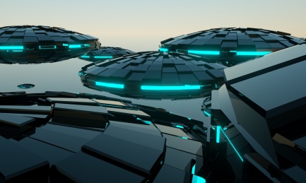 炫酷宇宙飞船概念图