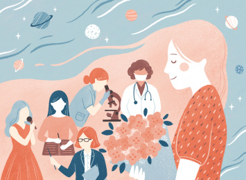 妇女节人物插画