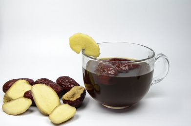 营养丰富的红糖姜枣茶