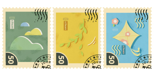 春分节气迎春节日春天插画手绘图