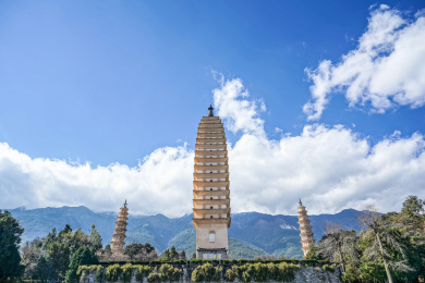 云南省大理崇圣寺三塔