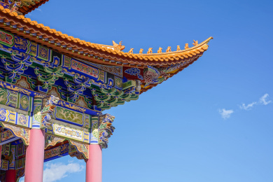 中国古典建筑的飞檐和斗拱