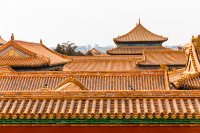 中国古代建筑承德普陀宗乘之庙万法归一殿的金顶