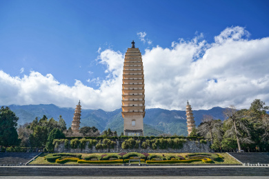 云南大理崇圣寺三塔
