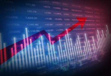 股票市场金融数据k线图表