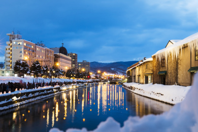 日本北海道小樽运河