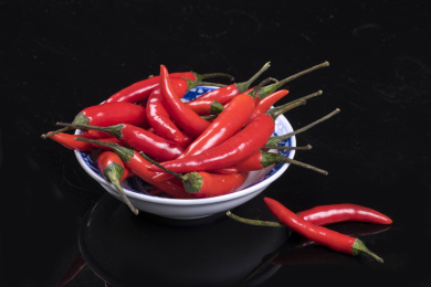 红色的朝天椒 朝天椒