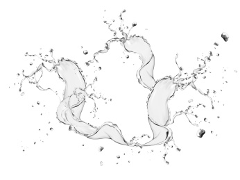 飞溅水滴效果素材