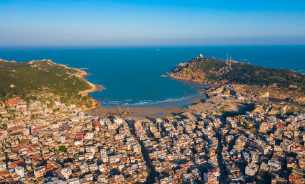 惠安县崇武镇大岞村半岛风光