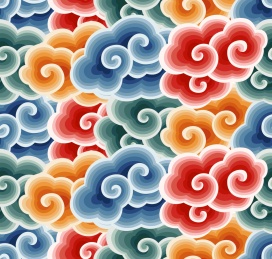 缤纷多彩的中国传统云纹