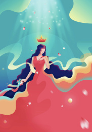 三八女王节海报