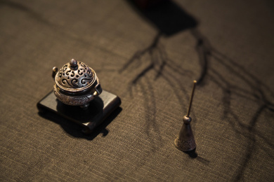 中华传统香道文化银质香具