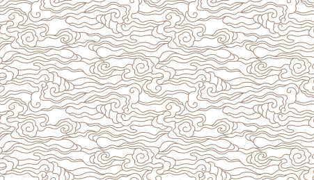 简单的线条云纹图案