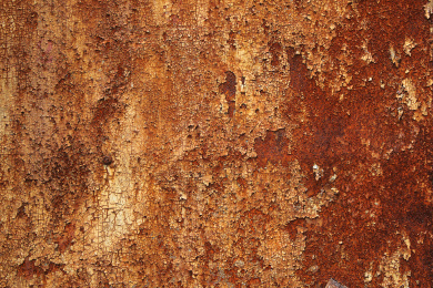 一块白色生锈的钢板纹理