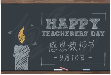 教师节黑板字庆祝