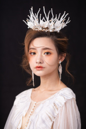 皇冠新娘造型