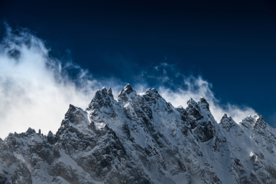 玉龙雪山云雾