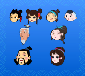 中国风人物头像