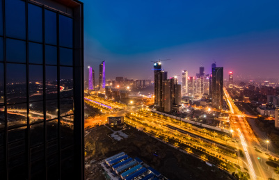 江苏省南京市河西CBD都市建筑