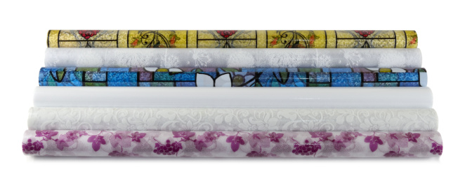 彩色花纹玻璃贴膜卷材