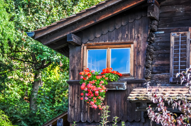 北欧瑞士斯泰恩欧洲小镇风光