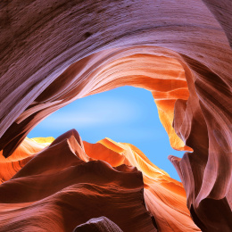 美国亚利桑那州羚羊峡谷风光