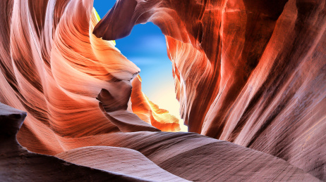 美国亚利桑那州羚羊峡谷风光