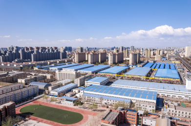 北京东燕郊城市建筑群风光