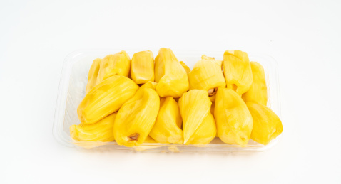 一盘新鲜菠萝蜜