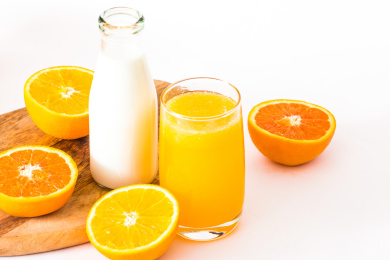 奶香味橙汁po图片
