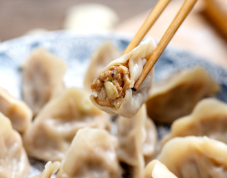 猪肉大葱水饺 中国