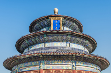 北京天坛公园的祈年殿