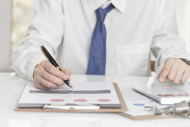 商务人士财务分析