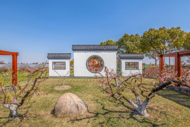 中国古代建筑风格的林园