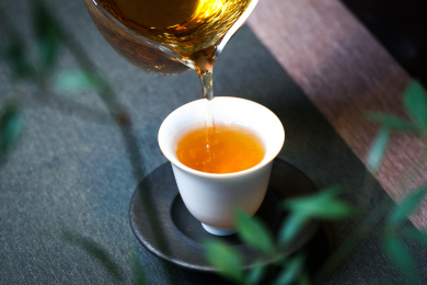发酵普洱茶汤色