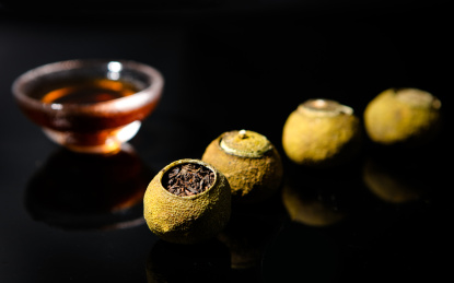 小青柑普洱茶