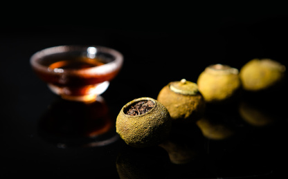 小青柑普洱茶
