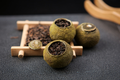 小青柑普洱茶
